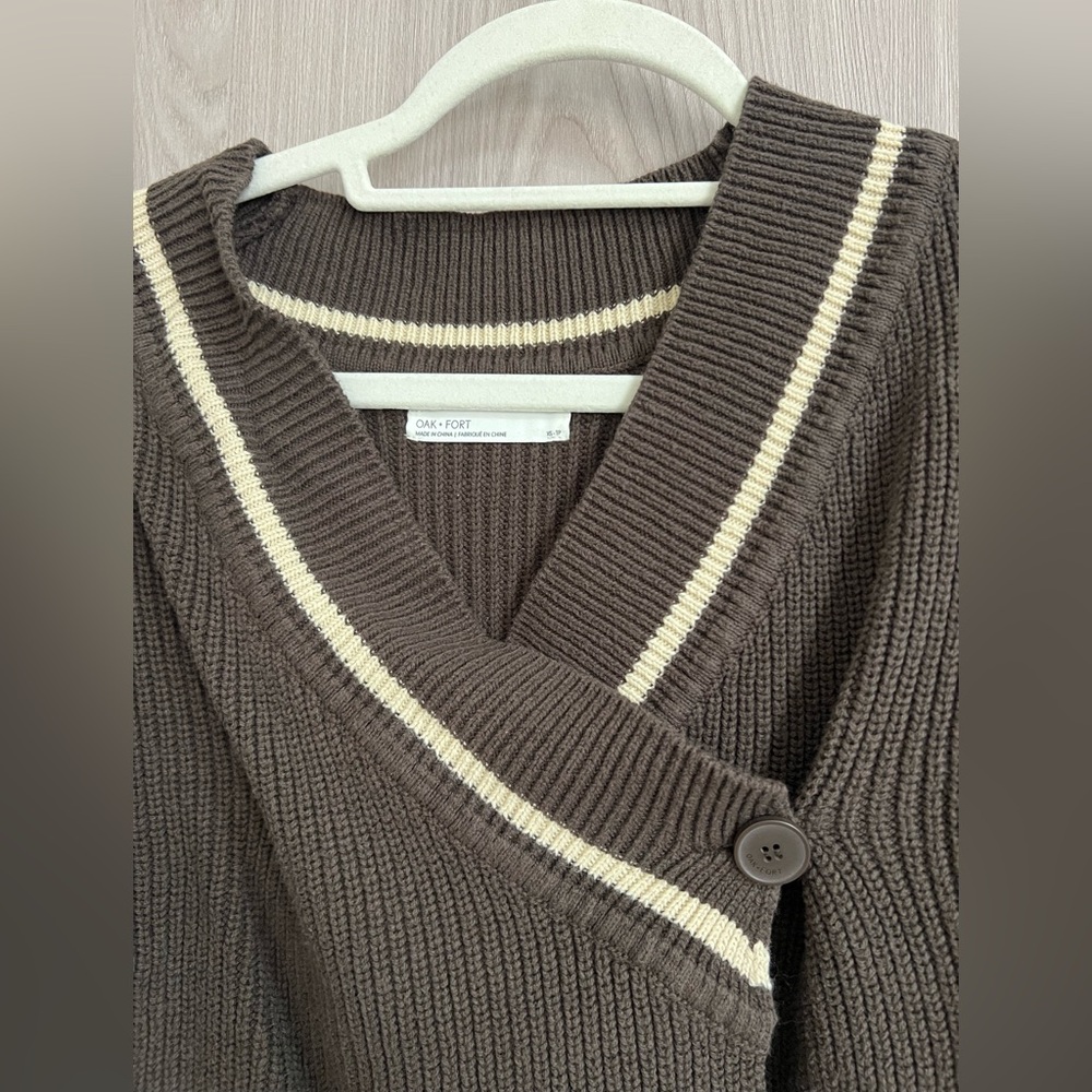 OAK + FORT brown sweater